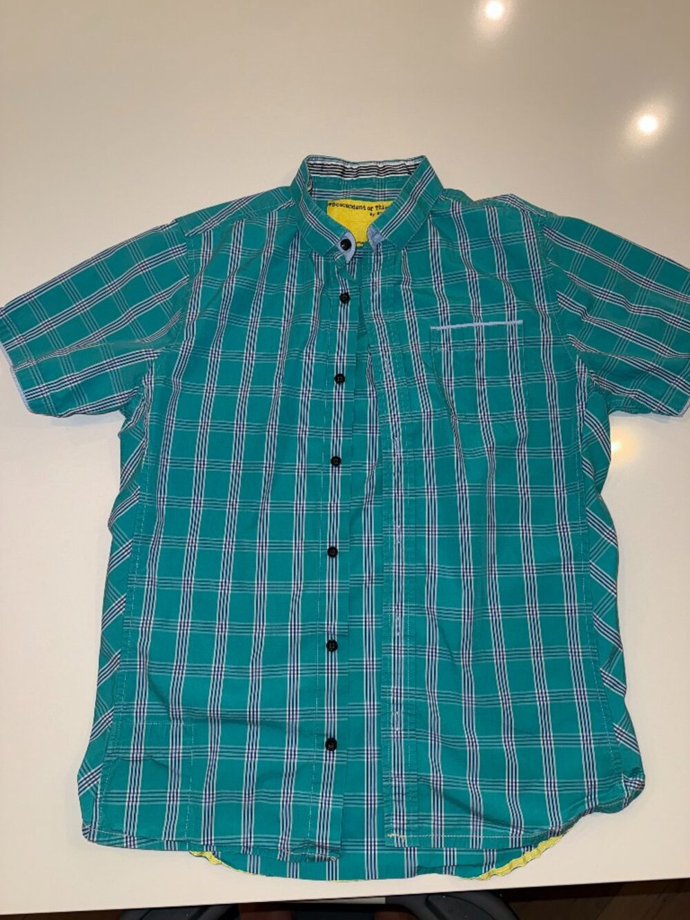 Descendant of Thieves Plaid Button-Down Shirt